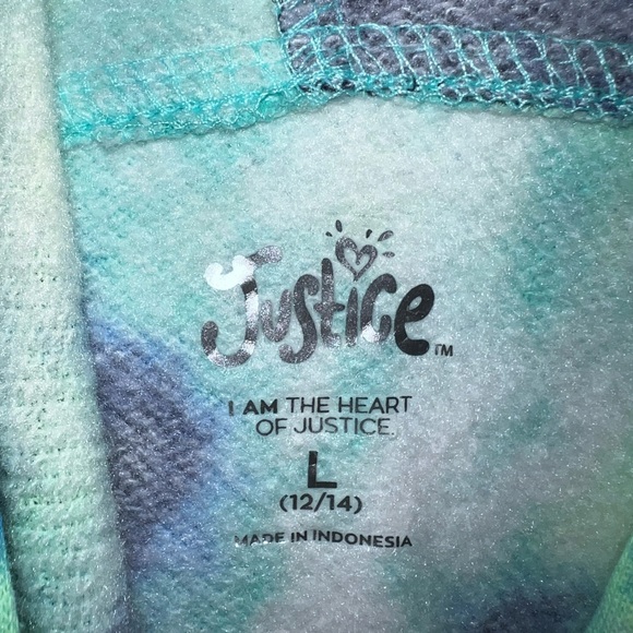 Justice hoodie girls size Large 12/14 - Picture 7 of 7
